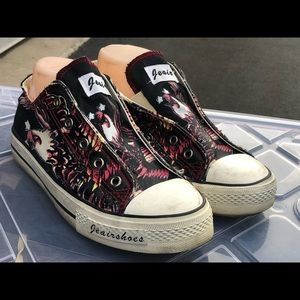 jeair convas Ed Hardy a like Canvas Sneakers Size 6